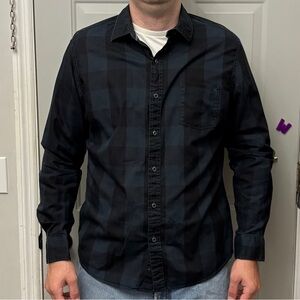 Rock & Republic Dark Checkered Shirt